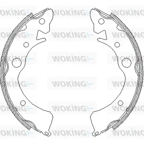 спирачна челюст WOKING Z4096.00