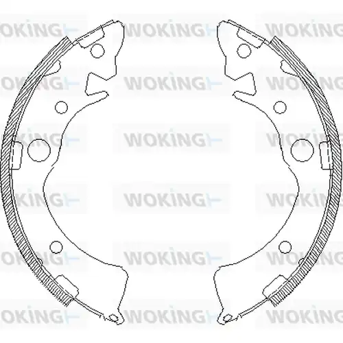 спирачна челюст WOKING Z4096.01