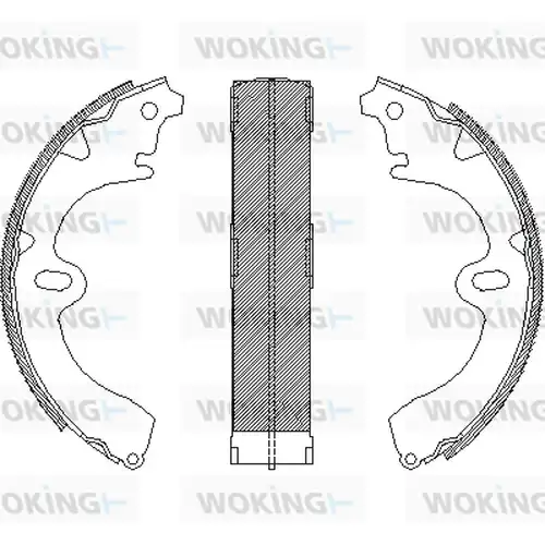 спирачна челюст WOKING Z4097.00