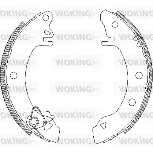 спирачна челюст WOKING Z4100.00