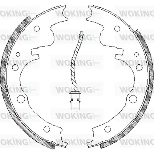 спирачна челюст WOKING Z4104.01