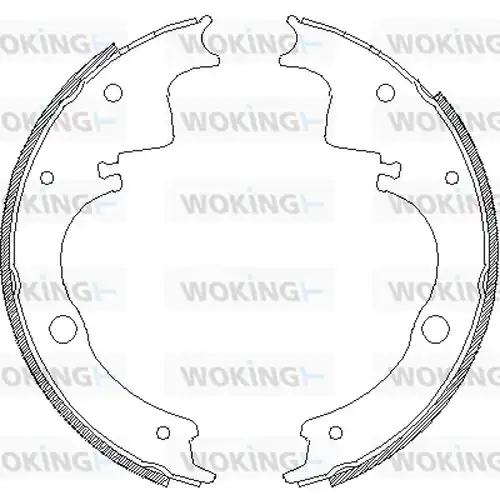 спирачна челюст WOKING Z4105.00