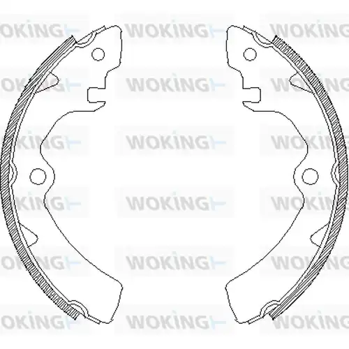 спирачна челюст WOKING Z4106.00