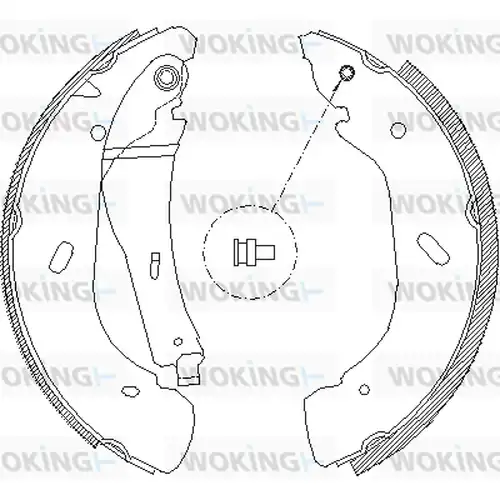 спирачна челюст WOKING Z4108.00