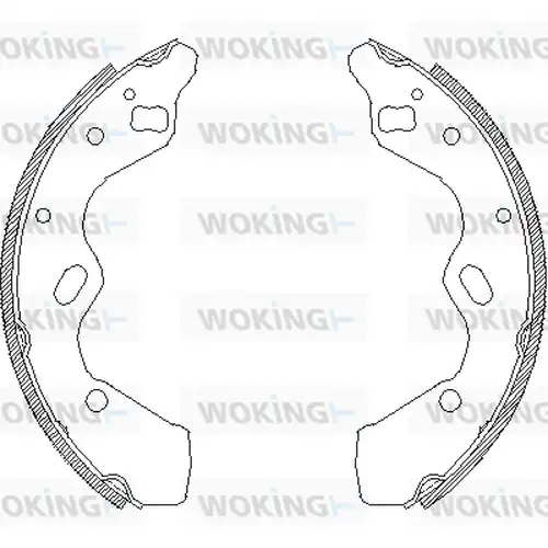 спирачна челюст WOKING Z4110.00