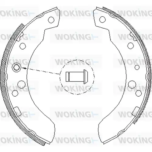 спирачна челюст WOKING Z4111.00