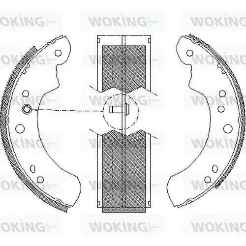 спирачна челюст WOKING Z4112.00