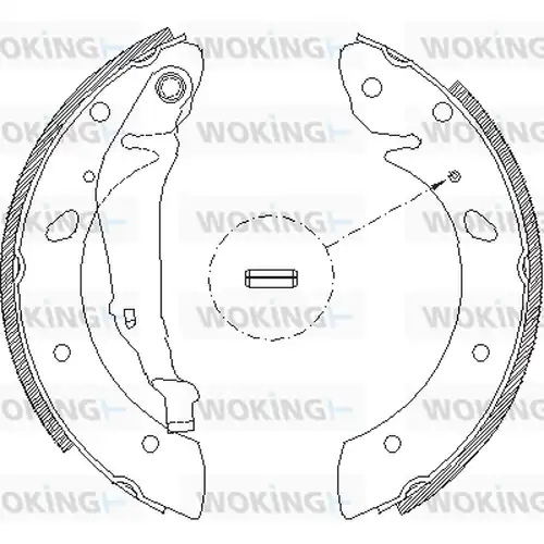 спирачна челюст WOKING Z4113.00