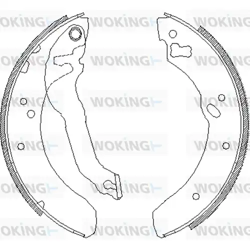 спирачна челюст WOKING Z4114.00