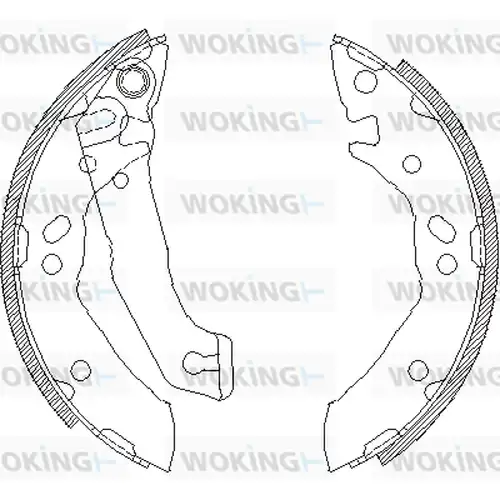 спирачна челюст WOKING Z4117.00