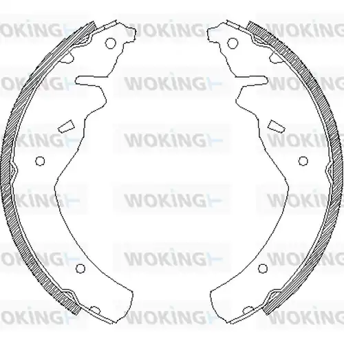 спирачна челюст WOKING Z4118.00