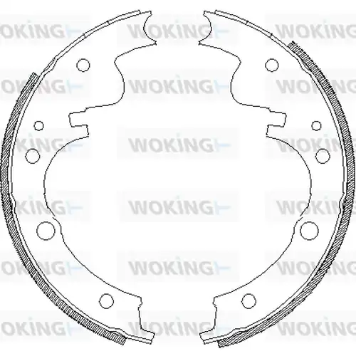 спирачна челюст WOKING Z4121.00