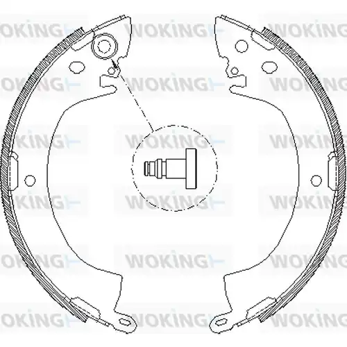 спирачна челюст WOKING Z4122.00