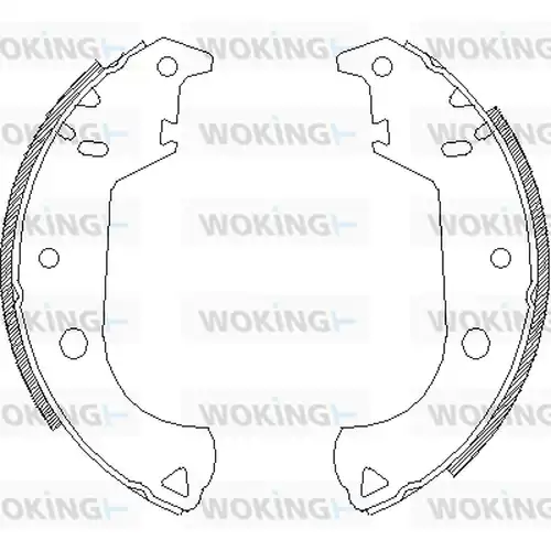 спирачна челюст WOKING Z4125.00