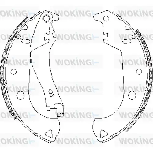 спирачна челюст WOKING Z4125.01