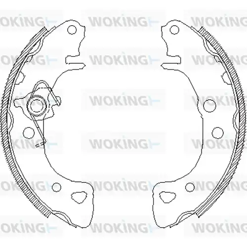 спирачна челюст WOKING Z4126.00