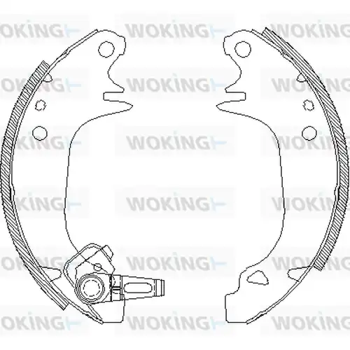 спирачна челюст WOKING Z4130.00