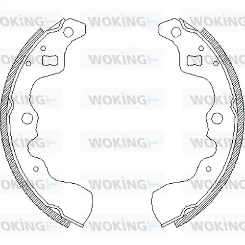 спирачна челюст WOKING Z4132.00