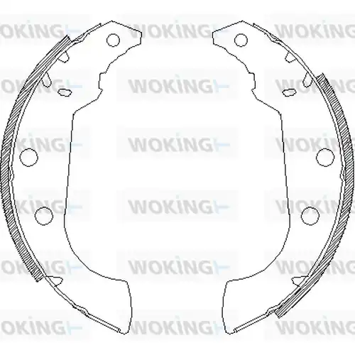 спирачна челюст WOKING Z4135.00