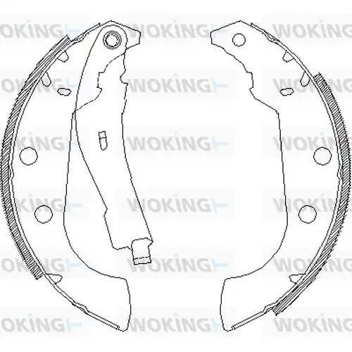 спирачна челюст WOKING Z4135.01