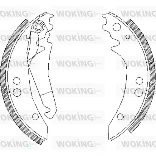 спирачна челюст WOKING Z4136.00