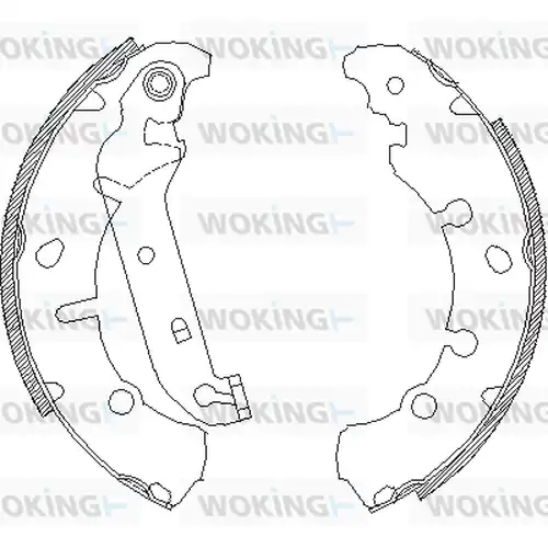 спирачна челюст WOKING Z4137.00