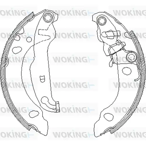 спирачна челюст WOKING Z4138.00