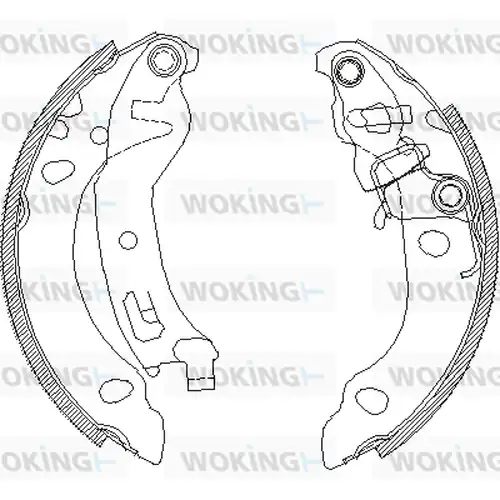 спирачна челюст WOKING Z4138.01