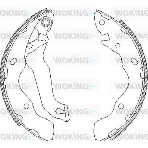 спирачна челюст WOKING Z4141.00