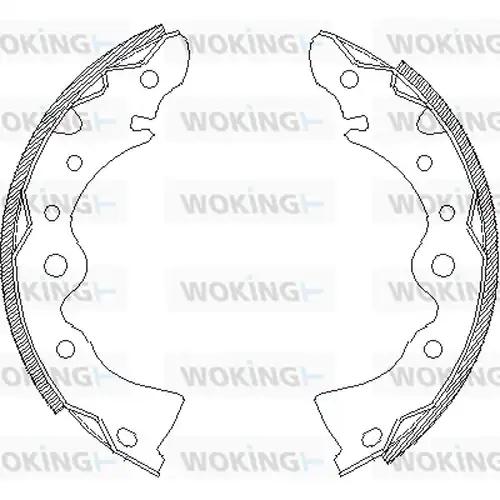 спирачна челюст WOKING Z4144.00