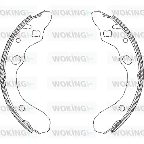 спирачна челюст WOKING Z4147.00