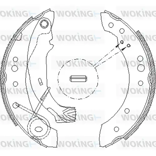 спирачна челюст WOKING Z4149.00