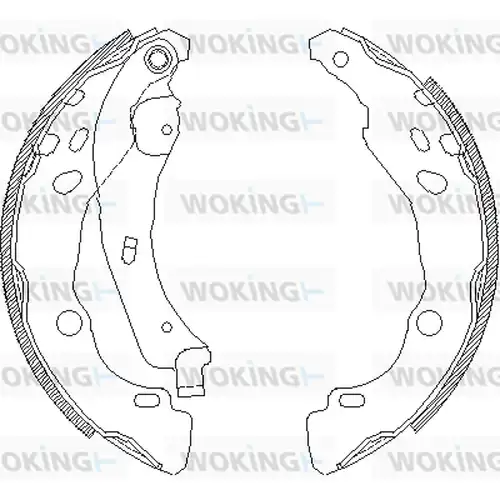 спирачна челюст WOKING Z4152.00