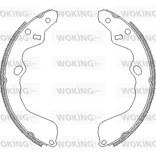 спирачна челюст WOKING Z4153.00