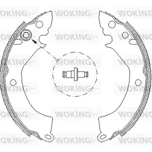 спирачна челюст WOKING Z4157.00