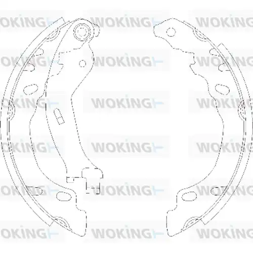 спирачна челюст WOKING Z4158.00