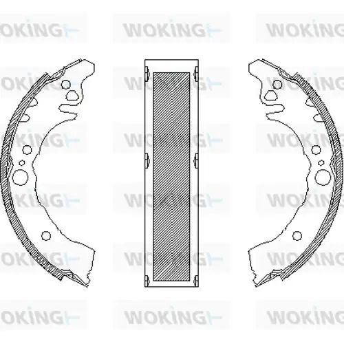 спирачна челюст WOKING Z4160.01