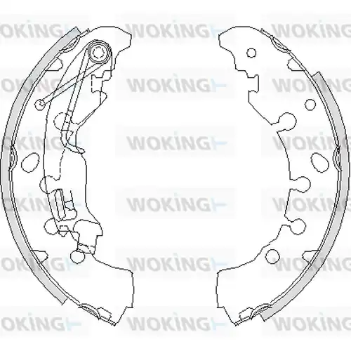 спирачна челюст WOKING Z4161.00