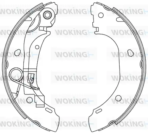 спирачна челюст WOKING Z4163.00