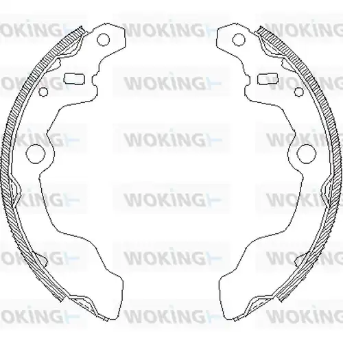 спирачна челюст WOKING Z4164.00