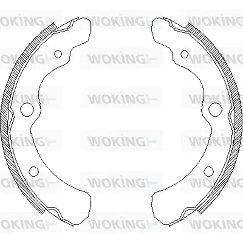 спирачна челюст WOKING Z4165.00