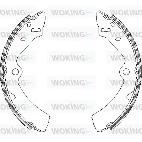 спирачна челюст WOKING Z4167.00