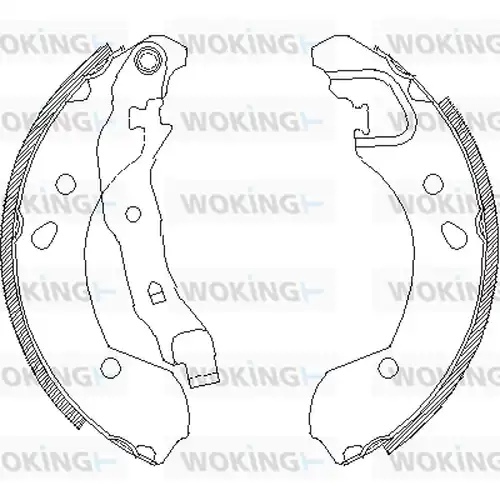 спирачна челюст WOKING Z4168.00