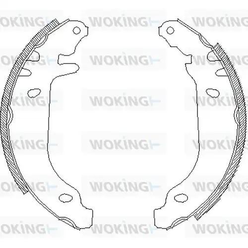 спирачна челюст WOKING Z4169.00