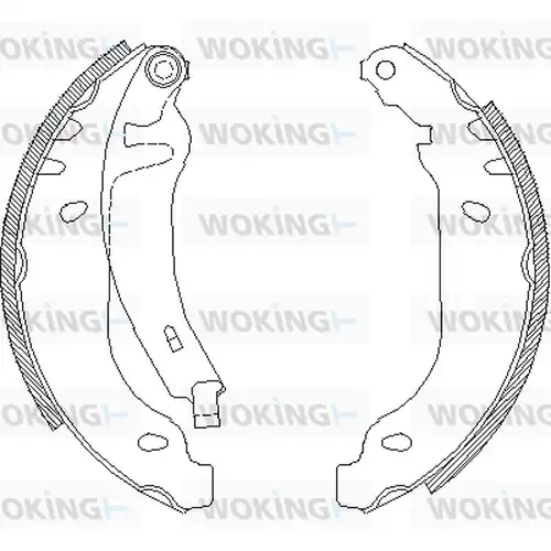 спирачна челюст WOKING Z4169.02