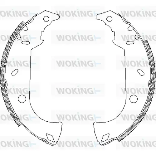 спирачна челюст WOKING Z4180.00