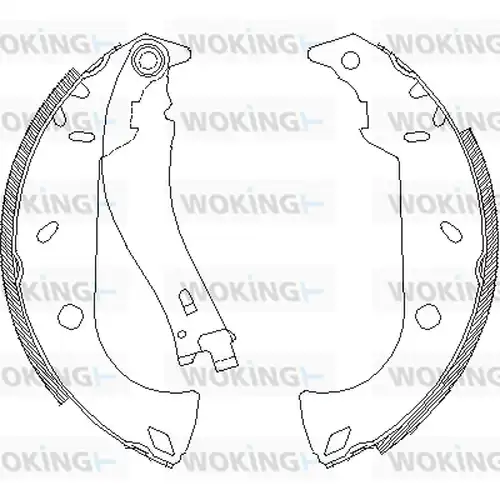 спирачна челюст WOKING Z4180.01