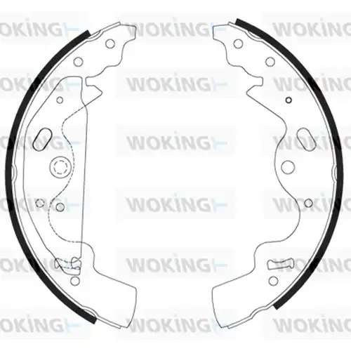 спирачна челюст WOKING Z4181.00