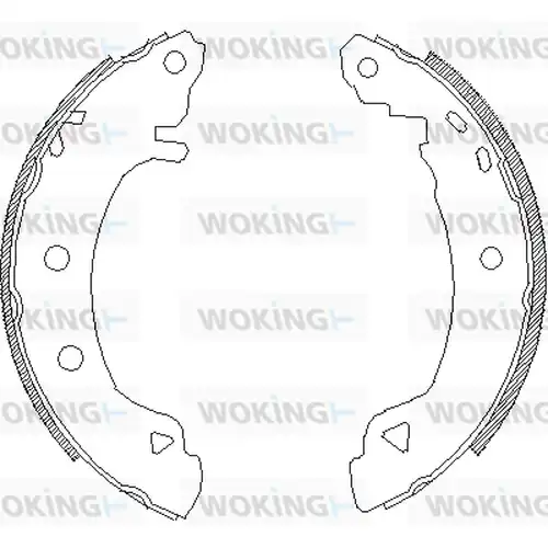 спирачна челюст WOKING Z4182.04