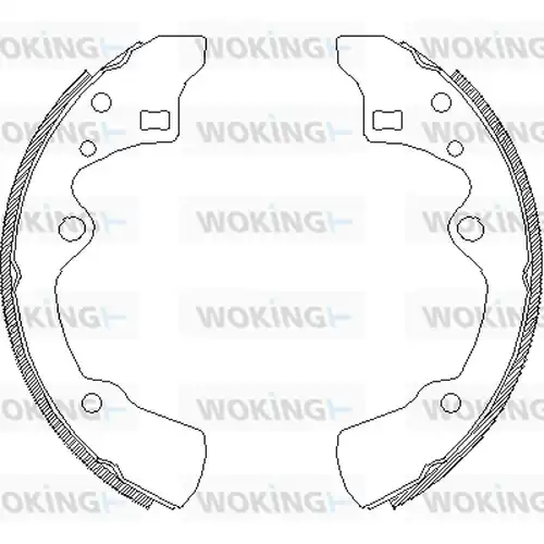 спирачна челюст WOKING Z4183.00